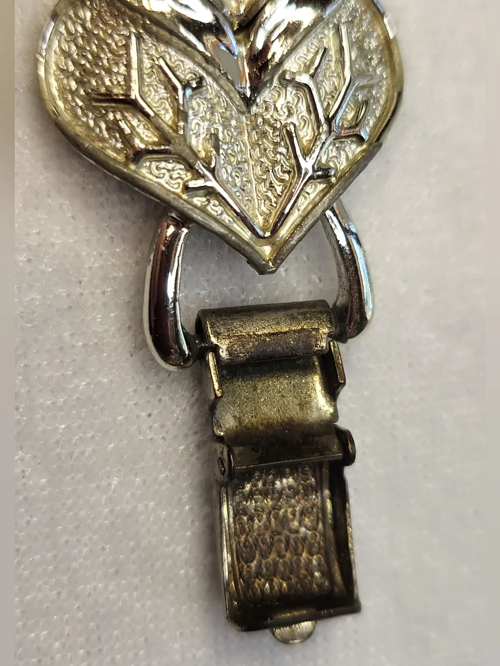 Vintage "Coro Pegasus" Silver-tone Link Bracelet - Picture 5 of 5